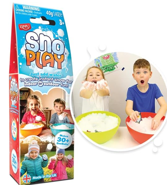 ZIMPLI - SnoBall Play 2 Use, magicznie zamienia wodę w natychmiastowy sztuczny śnieg